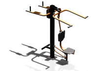 Уличный тренажер "Верхняя тяга Брусья Пресс" УТ339 в Красноярске