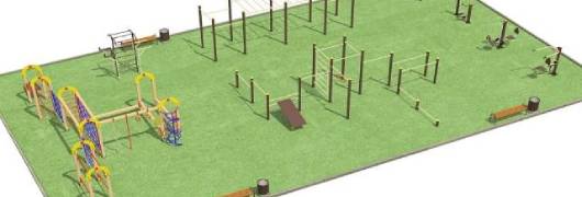 Проект спортивной площадки для любого возраста в Красноярске