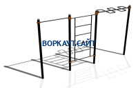 Спортивный комплекс воркаут ВС-129 в Красноярске
