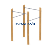 Спортивный комплекс воркаут ЭКО 2740х2170х2170