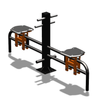 Уличный тренажер  "Каталка двойная"   УТ215 в Красноярске