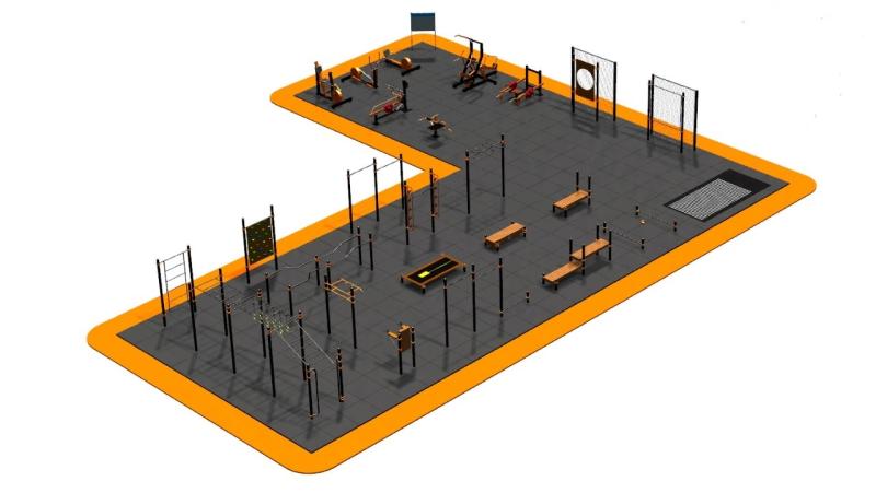 Дизайн проект спортплощадки Угловая в Красноярске