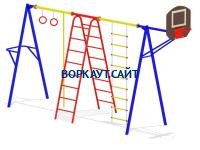 Гимнастический комплекс с баскетбольным щитом МАФ 3001 в Красноярске