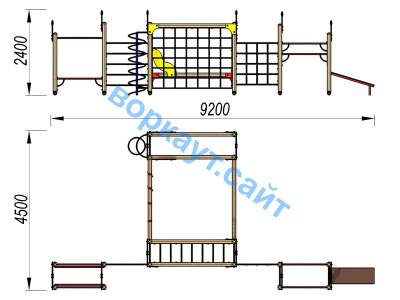 Детский спортивный комплекс ДСК 3102 в Красноярске