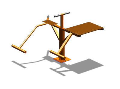 Уличный тренажер "Пресс Гиперэкстензия" УТ327 в Красноярске