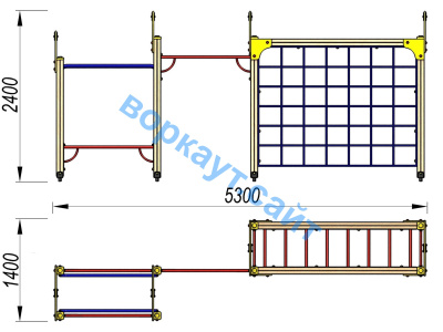 Детский спортивный комплекс Атлет ДСК 3106 в Красноярске
