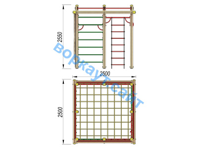 Детский спортивный комплекс ДСК 3110 в Красноярске