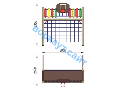 Детский спортивный комплекс ДСК 3101 в Красноярске