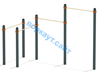 Турник двойной с брусьями ВС-17 в Красноярске