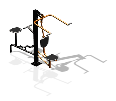 Уличный тренажер "Верхняя тяга Вело" УТ340 в Красноярске