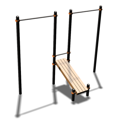 Воркаут турники со скамьей для пресса ВС-27 в Красноярске