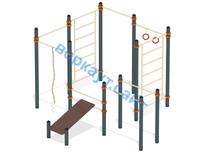 Спортивный комплекс воркаут ВС-47 в Красноярске