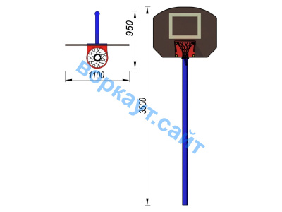 Баскетбольный щит СИО 3510 в Красноярске