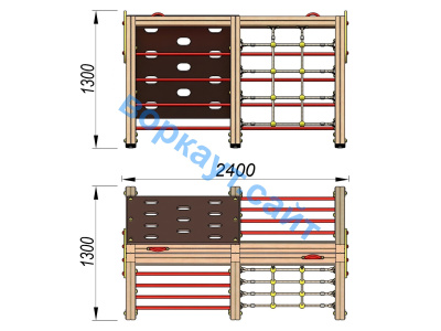 Детский спортивный комплекс ДСК 3203 в Красноярске