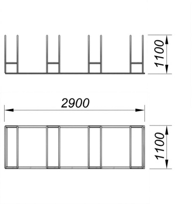 Велопарковка МАФ 6002 в Красноярске
