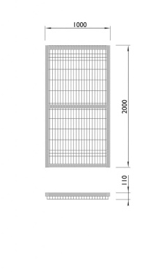 Калитка спортивной площадки МАФ 5105 в Красноярске
