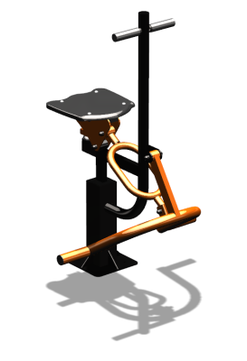 Уличный тренажер "Ковбой" УТ 107 в Красноярске