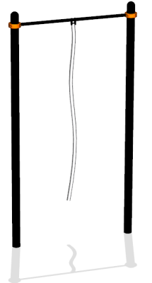 Турник с гимнастическим канатом ВС-34 в Красноярске