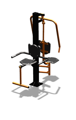 Уличный тренажер "Жим от груди Флекс" УТ324 в Красноярске