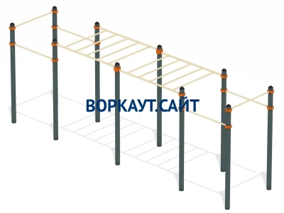 Воркаут рукоход с турниками ВС-23 в Красноярске