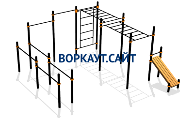 Спортивный комплекс воркаут ВС-109 в Красноярске