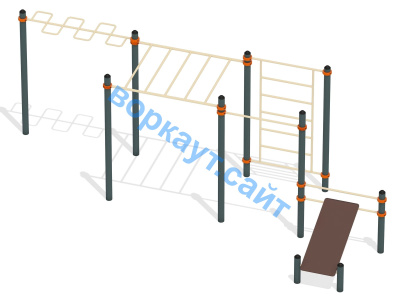 Спортивный комплекс воркаут ВС-45 в Красноярске