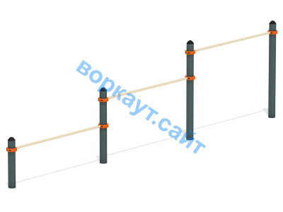 Каскад турников тройной ВС-6 в Красноярске