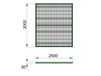Ограждение спортивной площадки 2500х3000 МАФ 5103 в Красноярске