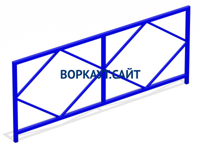 Ограждение площадки МАФ 5001 в Красноярске