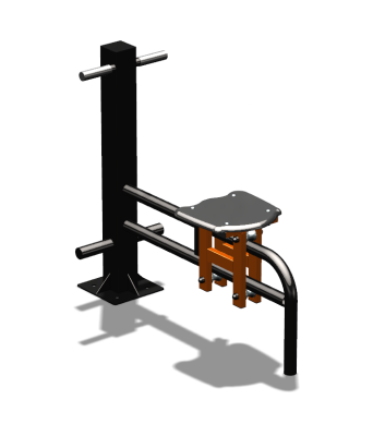Уличный тренажер "Каталка одинарная" УТ 123 в Красноярске