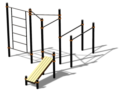 Спортивный комплекс воркаут ВС-140 в Красноярске