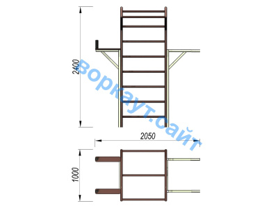 Детский спортивный комплекс 3 в 1 ДСК 3103 в Красноярске