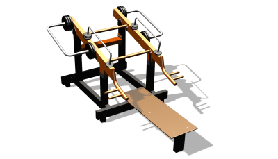 Силовой уличный тренажер  "Жим от груди"  УТ422 в Красноярске