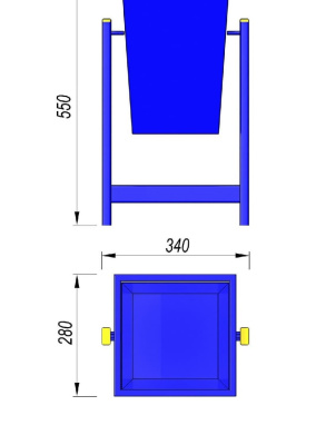 Урна МАФ 1630 в Красноярске