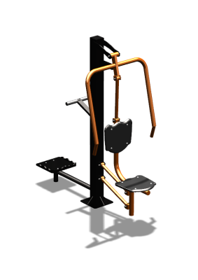 Уличный тренажер "Жим от груди Твистер" УТ328 в Красноярске