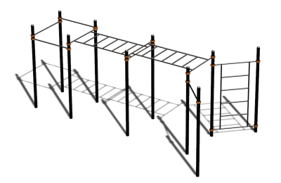 Спортивный комплекс воркаут ВС-118 в Красноярске