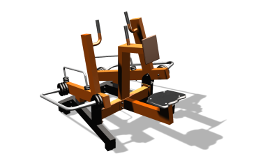 Силовой уличный тренажер  "Рычажная тяга"  УТ419 (тренажер находится на оптимизации у производства  и внешне может отличится от заявленной картинки в Красноярске