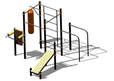 Спортивный комплекс воркаут ВС-93 в Красноярске