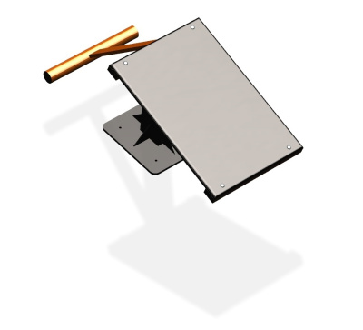 Уличный тренажер "Скамья для пресса" УТ 121 в Красноярске