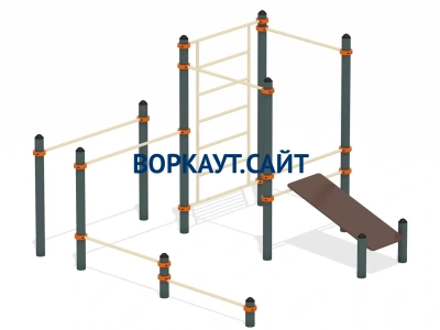 Спортивный комплекс воркаут ВС-43 в Красноярске