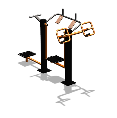 Уличный тренажер "Штурвал Пресс Супертвистер" УТ301 в Красноярске