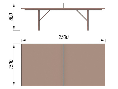Теннисный стол МАФ 3517 в Красноярске
