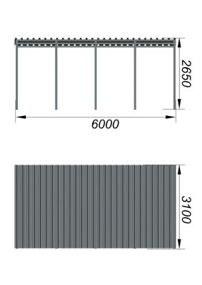 Теневой навес трибун МАФ 4130 в Красноярске