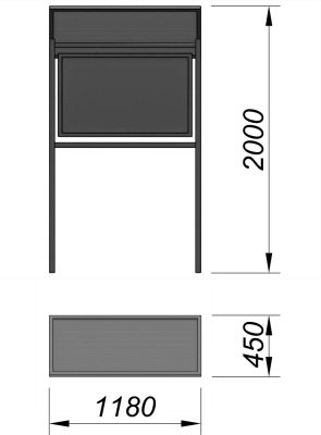 Информационный стенд МАФ 6006 в Красноярске
