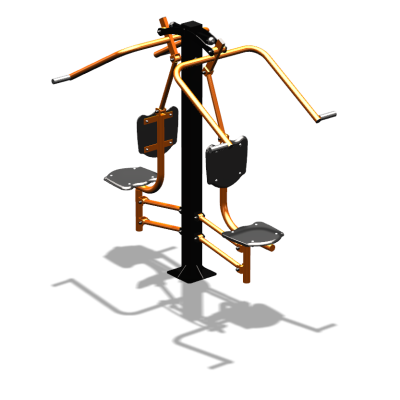 Уличный тренажер  "Верхняя тяга двойная"  УТ207 в Красноярске